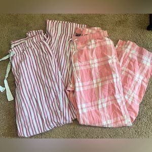 Set of 2 Eddie Bauer cotton Medium tall pajama pants